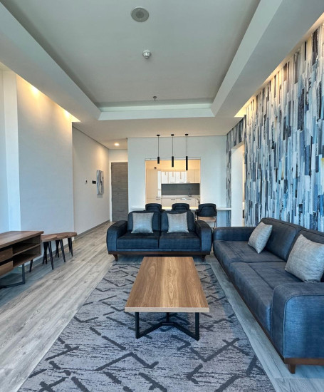 SEA VIEW FURNISHED TWO BEDROOM APARTMENT FOR RENT IN MAHBOULA